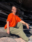 Pull Dafne orange BANDITAS FROM MARSEILLE