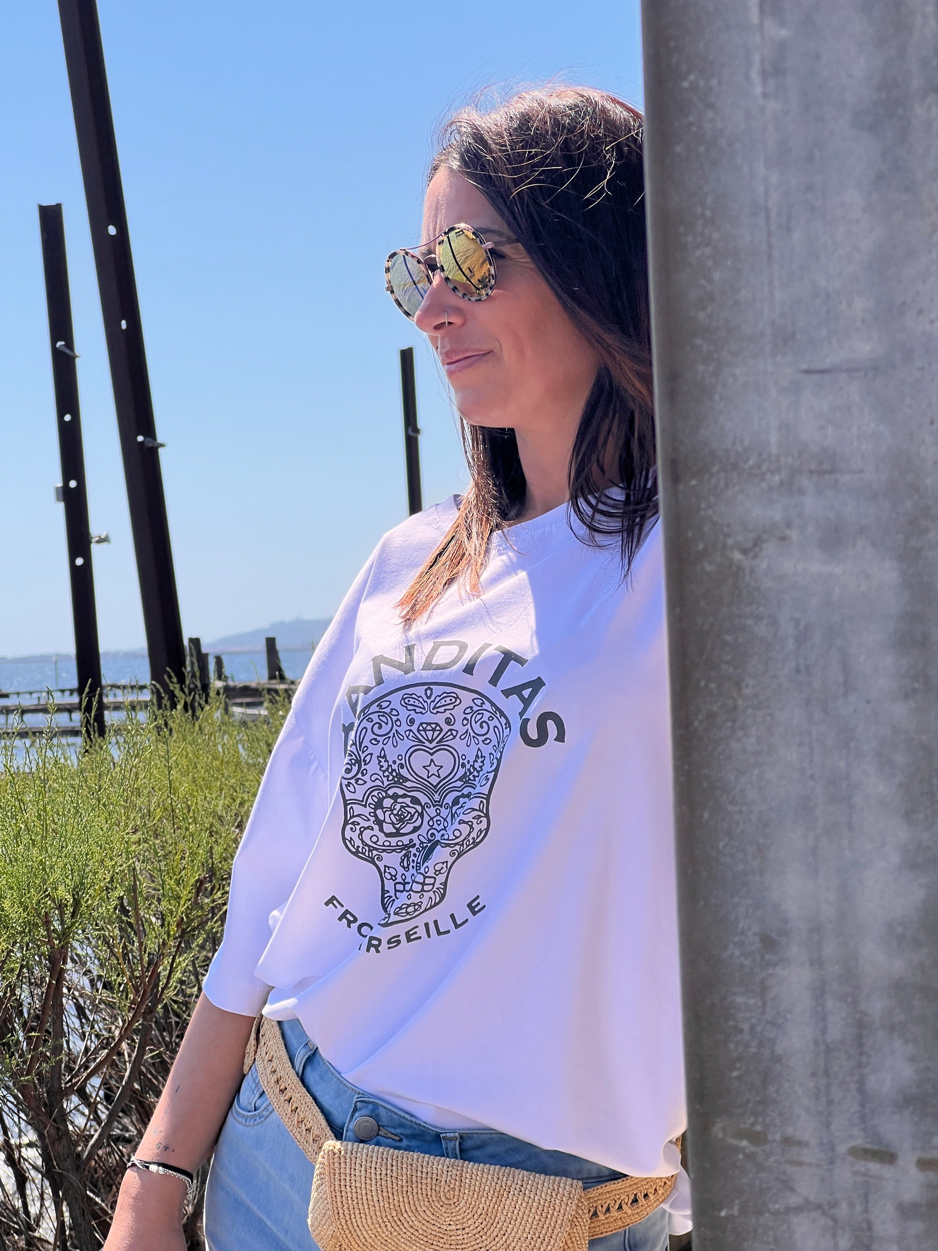T-shirt Blanc Banditas - Taille Unique - Neuf Avec étiquettes (valeur 27€)