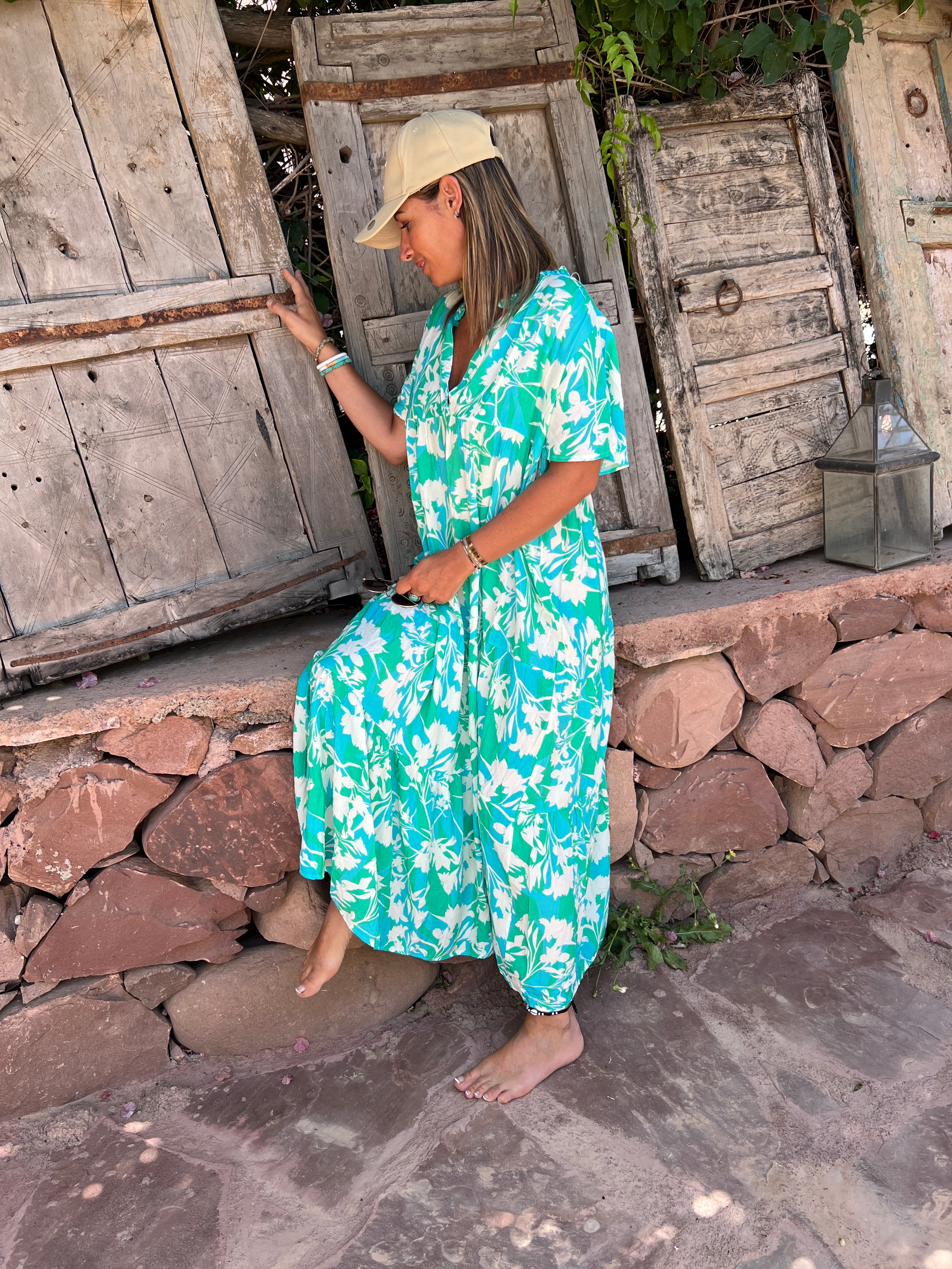 Banditas Boutique Robe Longue Boheme Banditas Robe Tendance Flora