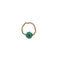 Bague élastique Flower jade vert LE MONDE EST STONE