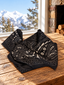 Echarpe bandana noire "coup de cœur Bohosita"