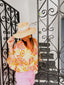 Chemise Candelaria orange BANDITAS FROM MARSEILLE