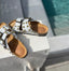 Sandales tata rock blanche VIRGINIE DARLING