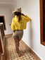 Hoodie jaune Amy ONE TEE