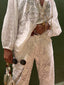 Pantalon dentelle Arlo LARAETHNICS