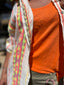 Débardeur Bergamo orange - rose-vert  BANDITAS FROM MARSEILLE