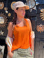 Débardeur Bergamo orange - rose-vert  BANDITAS FROM MARSEILLE