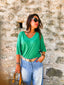 Tee shirt Bishop vert BANDITAS FROM MARSEILLE