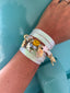 Bracelet Pampilles blanc "coup de coeur Bohosita"