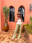 Pantalon de plage Cosmo vert LARETHNICS
