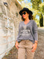 Tee shirt Davos gris BANDITAS FROM MARSEILLE
