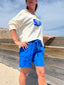 Short en lin bleu Emy "coup de coeur Bohosita"