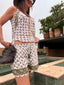 short Eva kaki LARAETHNICS