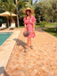 Robe courte Fabiola mexico paprika LARAETHNICS
