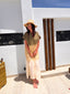 Robe Gladys olive LARAETHNICS