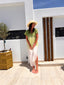 Robe Gladys verte LARAETHNICS