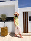 Robe Gladys verte LARAETHNICS