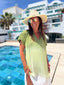 Robe Gladys verte LARAETHNICS