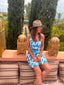 Robe Gloria turquoise LARAETHNICS