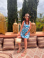 Robe Gloria turquoise LARAETHNICS