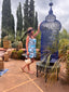 Robe Gloria turquoise LARAETHNICS