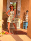 Robe courte Gloria kaki LARAETHNICS
