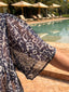 Chemise Kalista bleu LARAETHNICS
