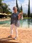 Chemise Kalista bleu LARAETHNICS