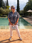 Chemise Kalista bleu LARAETHNICS