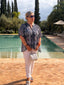 Chemise Kalista bleu LARAETHNICS