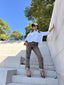 Pantalon léopard Kim RED BUTTON