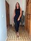 Robe moulante noire Leelou "coup de coeur Bohosita"
