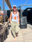 Débardeur Loka étoile orange BANDITAS FRO MARSEILLE