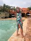 Kimono de plage Maitai bleu LARAETHNICS