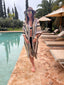 Kimono de plage Maitai choco LARAETHNICS