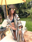 Kimono de plage Maitai choco LARAETHNICS
