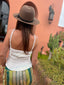 Crop top Nina blanc LARAETHNICS