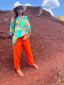 Pantalon Lustau orange BANDITAS FROM MARSEILLE