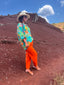 Pantalon Lustau orange BANDITAS FROM MARSEILLE