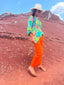 Pantalon Lustau orange BANDITAS FROM MARSEILLE