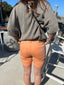 Short Relax jogg orange RED BUTTON