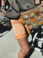 Short Relax jogg orange RED BUTTON