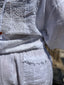 Pantalon en lin Romy blanc "coup de coeur Bohosita"