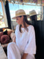 Tunique en lin Romy blanche 'coup de coeur Bohosita"