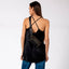 Sac cuir Banana noir et cognac VIRGINIE DARLING
