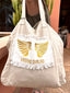 Cabas en lin beige VIRGINIE DARLING
