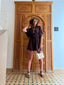 Combishort marron LARAETHNICS