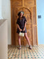 Combishort marron LARAETHNICS
