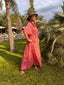 Robe longue Seraphine mexico paprika laraethnics