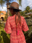 Robe longue Seraphine mexico paprika laraethnics
